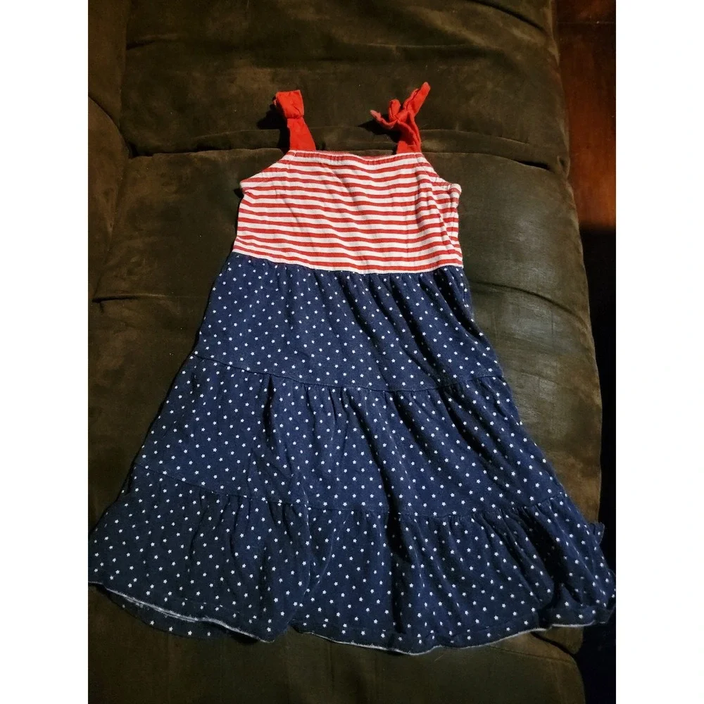 Gymboree 4th of july american flag dress size 5t